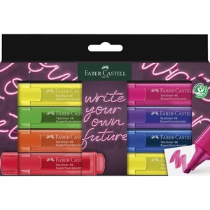 Faber-Castell szövegkiemelő Készlet 8Db-Os 1546 Neon GenZ 2023