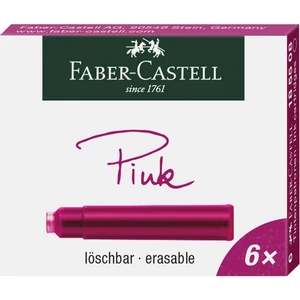 Faber-Castell tintapatron 6db/doboz pink 185508