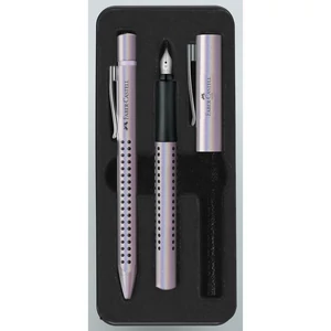 Faber-Castell töltőtoll Golyóstoll GRIP EDITION GLAM 2db-os M-es heggyel fém díszdobozban