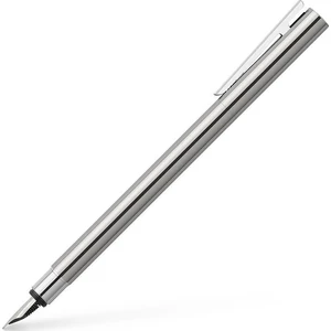 Faber-Castell töltőtoll Neo Slim rozsdamentes acél test fényes B 342003