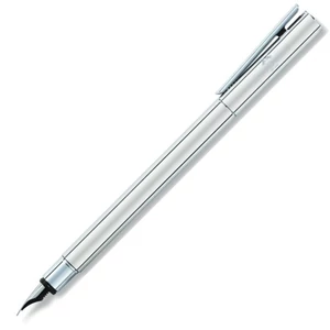 Faber-Castell töltőtoll Neo Slim rozsdamentes acél test fényes EF 342002