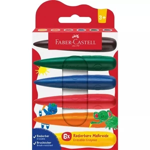 Faber-Castell Zsírkréta 6db-os készlet háromujjas 3+