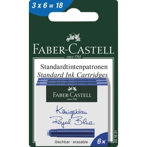 Faber-Castell tintapatron 3x6db royal kék BL. 201621