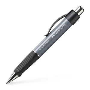 Faber Castell golyóstoll GRIP PLUS BALL M-es heggyel kőszürke 140789