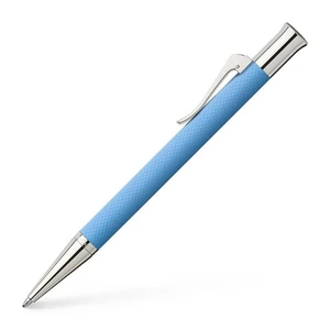Faber Castell golyóstoll GVFC Guilloche ródium bevonatú öbölkék csavar mechanikával