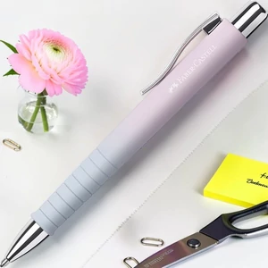 Faber Castell golyóstoll Polly Urban  égkék-rózsa tolltest XB-s heggyel 241131