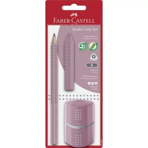 Faber Castell grafitceruza 1db-os GRIP 2001 Jumbo (B) +trió hegyező radír rózsa 580082