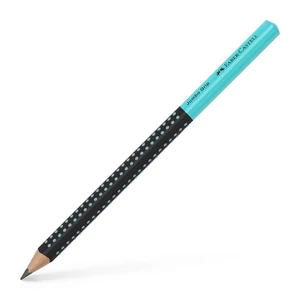 Faber Castell grafitceruza GRIP Jumbo kéttónusú fekete/türkiz HB
