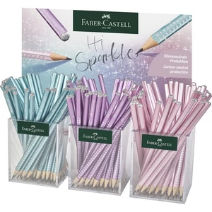 Faber Castell grafitceruza Sparkle gyöngyházfényű metál lila
