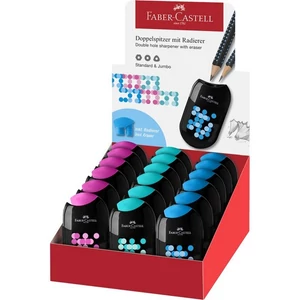 Faber Castell hegyező dupla tartályos radíros kéttónusú vegyes színű mintával 183535