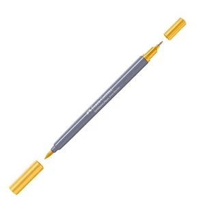Faber Castell művész filctoll AG-Kétvégű aquarell filctoll közép krómsárga 208 Goldfaber Aqua