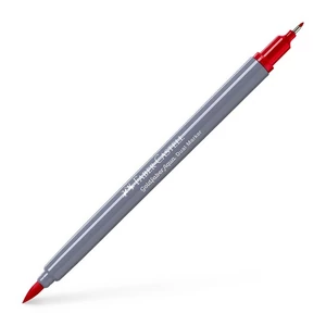 Faber Castell művész filctoll AG-Kétvégű aquarell filctoll halvány muskátlipiros 121 Goldfaber Aqua
