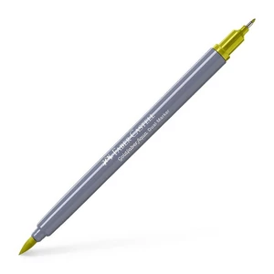 Faber Castell művész filctoll AG-Kétvégű aquarell filctoll sárgás májuszöld 370 Goldfaber Aqua