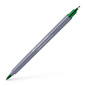 Faber Castell művész filctoll AG-Kétvégű aquarell filctoll smaragdzöld 163 Goldfaber Aqua