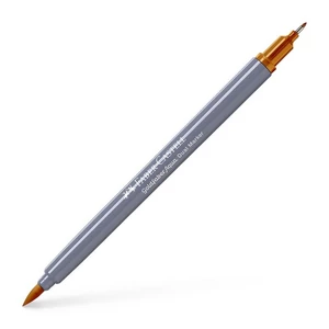 Faber Castell művész filctoll AG-Kétvégű aquarell filctoll világos okkersárga 183 Goldfaber Aqua