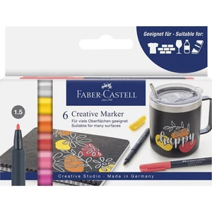 Faber Castell művész filctoll Creative studio 1,5mm  6db-os 160705