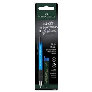 Faber Castell nyomósiron 0,7mm GRIP MATIC + ironbetét B BL. 132797
