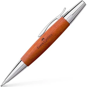 Faber-Castell nyomósiron FC-Töltőceruza E-motion körtefa/krómozot t fém test barna csavar mechanikával 138