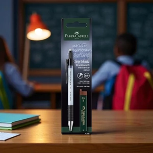 Faber Castell nyomósiron Töltőceruza 0,5mm GRIP MATIC 1375 + hegy BL. 2024 137597