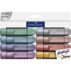 Faber Castell szövegkiemelő Textliner 1546 8db-os készlet metál 154625