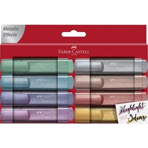 Faber Castell szövegkiemelő Textliner 1546 8db-os készlet metál 154689