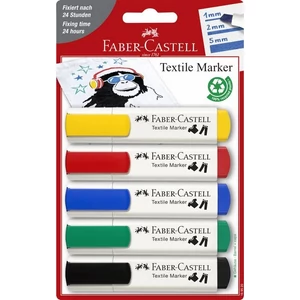 Faber-Castell textilfilc 5db standard szinek BL. 159520