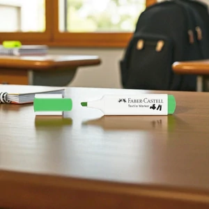 Faber Castell textilfilc neon zöld 159531
