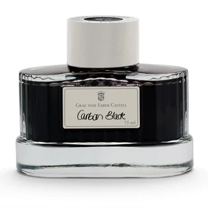Faber Castell tinta üveges 75ml  feketeszén
