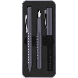 Faber Castell Töltőtoll GRIP 2010 2db-os készlet almásszürke 201529
