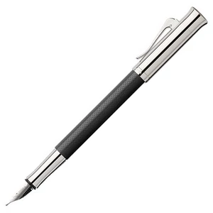 Faber Castell töltőtoll GVFC Guilloche ródium bevonatú fekete B-s heggyel