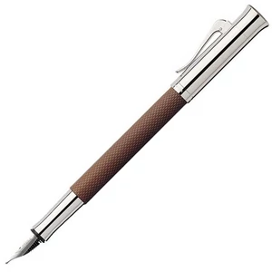 Faber Castell töltőtoll GVFC Guilloche ródium bevonatú konyak színű F