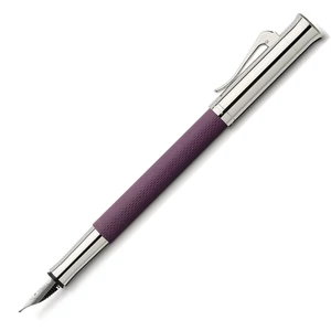 Faber Castell töltőtoll GVFC Guilloche ródium bevonatú liláskék F-es heggyel 145261