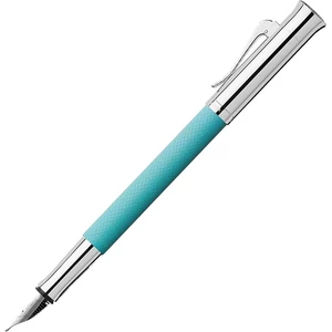 Faber Castell töltőtoll GVFC Guilloche ródium bevonatú Türkiz F FC Graf von Faber-Castel 145201