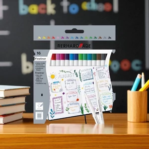 Faber Castell tűfilc készlet 16db-os 0,4mm E551516