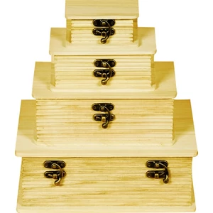 Fa doboz könyv formájú kallantyúval záródó tetővel GRAVÍROZHATÓ!S/4/3 [5997412704297]