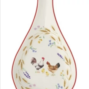 Fakanáltartó Porcelán 26x12cm, dobozban Country Life dobozban