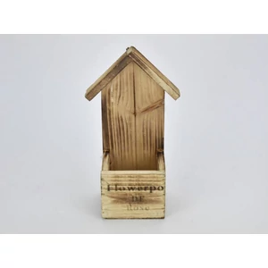 Fali akasztós tároló fából fehér hátikó 9, 4x7, 8x25cm-es CRL7462 [5998997714268]