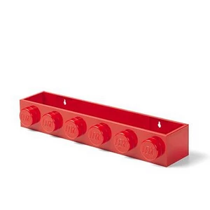 Fali polc LEGO "Brick 6", piros