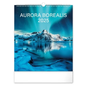Falinaptár 2025 Aurora Borealis, 30×34 cm Realsystem 2025 kollekció!