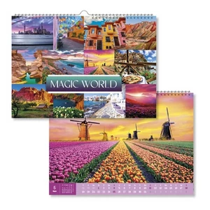 Falinaptár 2025 pd Madic World 42x30 P4112-5215
