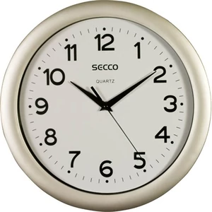 Falióra, 28,5 cm, SECCO ezüst színű keret DFA022