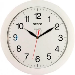 Falióra, 30 cm, SECCO fehér keretes