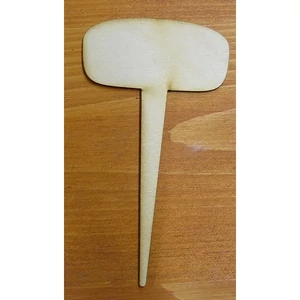 Fatábla felirat, Fa figura beszúrós tábla 8cmx14.5cmx3mm 5db/cs