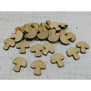 Fatábla felirat, Fa figura Fa gomba 3cmx3mm 30db/cs