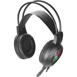 Fejhallgató mikrofonnal vezetékes gaming 2x3.5mm jack + USB-A SPEEDLINK  Voltor LED  feke