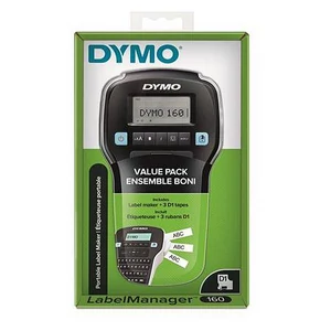Feliratozógép elektromos DYMO "LM 160", fekete, + 3 db D1 szalag Irodai kisgépek