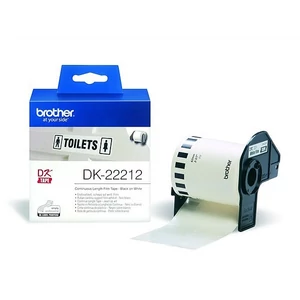 Feliratozógép filmszalag QL nyomtatókhoz 62mmx15.24m BROTHER fehér