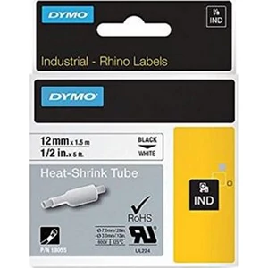 Feliratozógéphez zsugorcső 19mmx 1,5m fehér-fekete DYMO GD18057