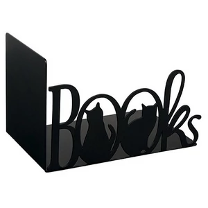 Fém könyvtámasz Moses Verlag Books cicás fekete ref.83435