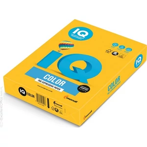 Színes másolópapír A/4 IQ SY40 intenzív napsárga 80gr 500ív/csomag